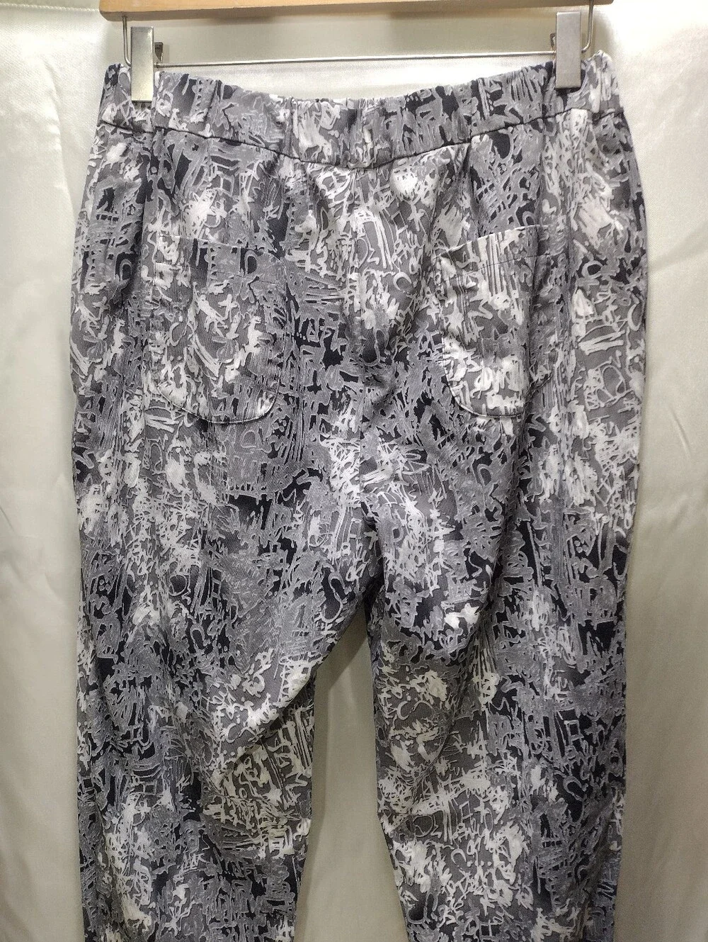 Keiko Kishi By Nosh Abstract Women's Casual Sports Dress Pants 2 See Measuremts
